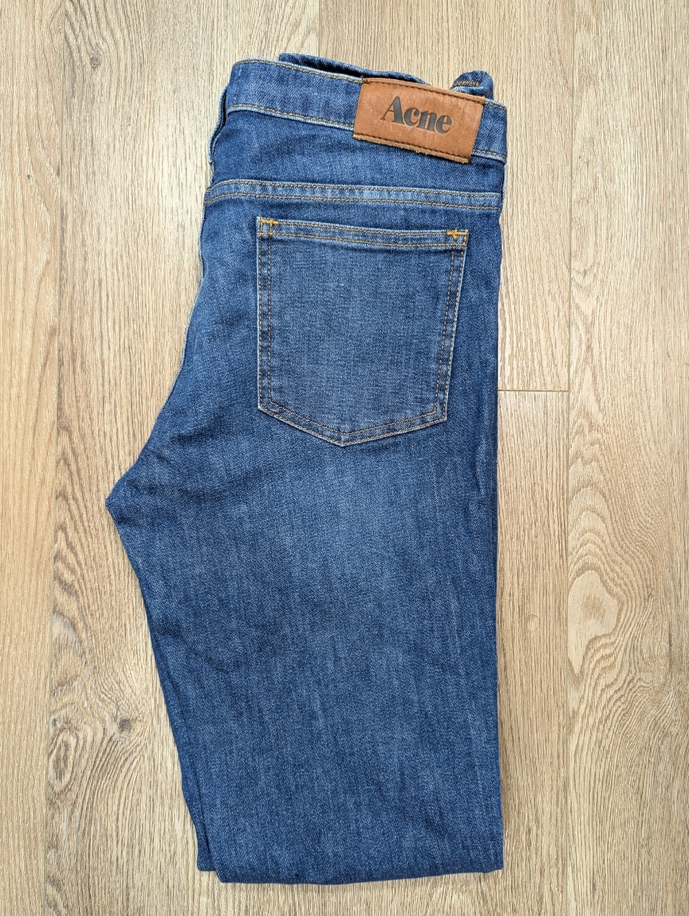 Acne Studios Kex Slim Straight Jeans Marine Wash 30/32
